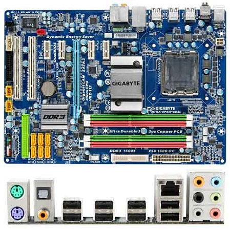Материнская плата Gigabyte GA-EP43T-UD3L Soc775, DDR3, PCI-E16x, GLan ATX
