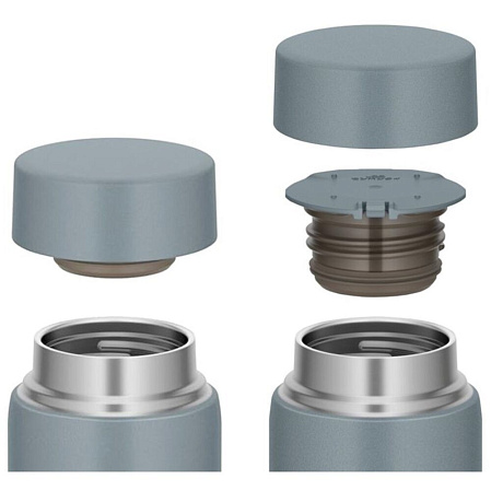 THERMOS Термокружка JOQ-600 GY, серо-зеленый, 0,6 л.