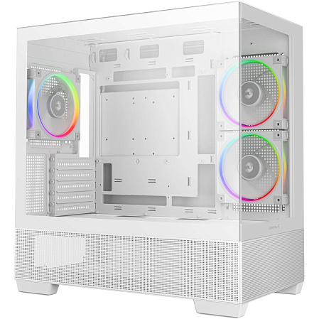 Корпус MicroATX Minitower Deepcool CG380 3F WH белый