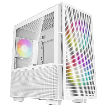 Корпус MicroATX Minitower Deepcool CH360 WH белый