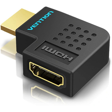 Переходник HDMI(M) - HDMI(F) Vention (AIBB0) угол 90
