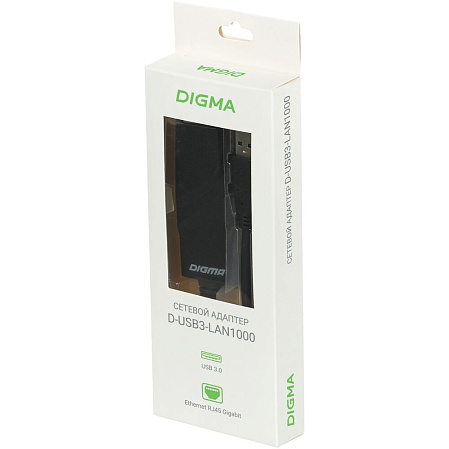 Адаптер USB3.0 - RJ45 (1Gbps) Digma D-USB3-LAN1000