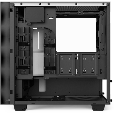 Корпус MicroATX Miditower NZXT H400i Smart CA-H400W-WB White/Black