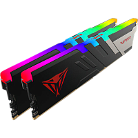 Модуль памяти DIMM 32Gb 2х16Gb DDR5 PC44800 5600MHz Patriot Memory Venom RGB Black (PVVR532G560C36K)
