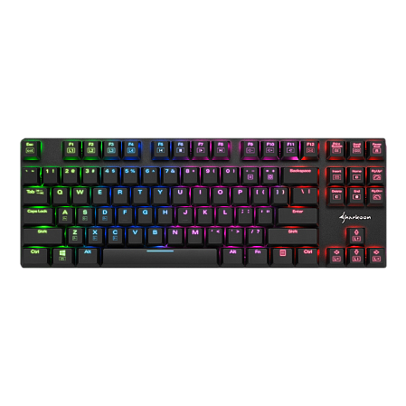 Клавиатура Sharkoon PureWriter TKL RGB (Kailh Red switches) Black
