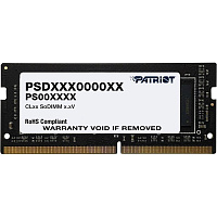 Модуль памяти SO-DIMM DDR4 16Gb PC25600 3200MHz Patriot Memory Signature Line (PSD416G32002S)