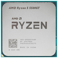 Процессор AMD Ryzen 5 5500GT, 3.6ГГц, (Turbo 4.4ГГц), 6-ядерный, L3 19МБ, Сокет AM4, OEM