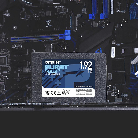 Внутренний SSD-накопитель 1920Gb Patriot Memory Burst Elite PBE192TS25SSDR SATA3 2.5"