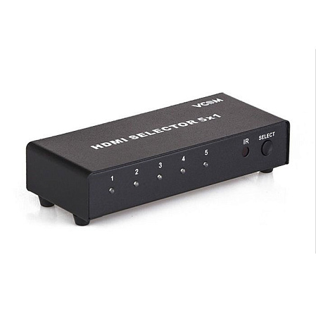 Переключатель Vcom DD435, 5 HDMI вход => 1 HDMI
