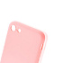 Чехол для Apple iPhone 7\8\SE (2020) Brosco Softrubber\Soft-touch розовый