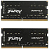 Модуль памяти SO-DIMM DDR4 16Gb (2x8Gb) PC25600 3200Mhz Kingston Fury Impact (KF432S20IBK2/16)