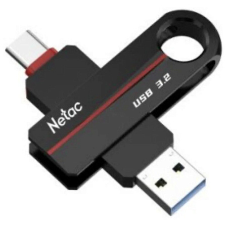 USB Flash накопитель 128GB Netac US18  ( NT03US18C-128G-32BK ) USB3.2, TypeC