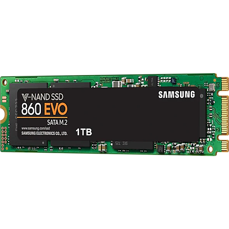 Внутренний SSD-накопитель 1000Gb Samsung 860 Evo (MZ-N6E1T0BW) M.2 SATA3