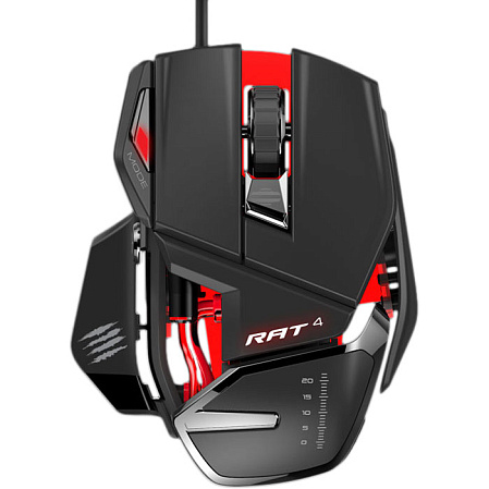 Мышь Mad Catz R.A.T.4 Black/Red USB