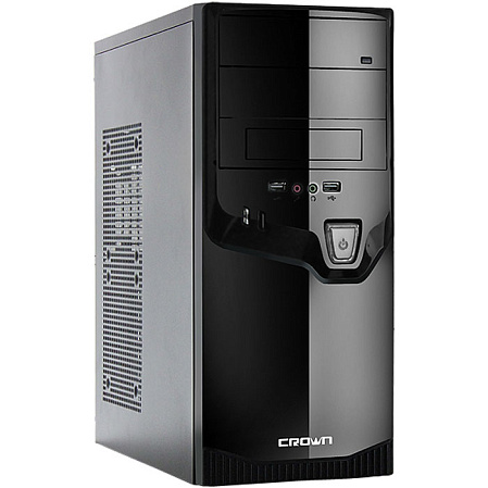 Корпус ATX Miditower Crown CMC-SM602 400W (CM-PS400W) black/silver