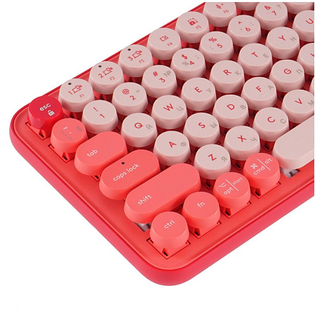 Клавиатура Logitech POP Keys Wireless Keyboard Rose White
