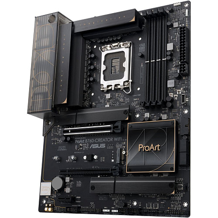 Материнская плата ASUS ProArt B760-Creator WiFi B760 Socket-1700 4xDDR5, 4xSATA3, RAID, 3xM.2, 2xPCI-E16x, 4xUSB3.2, 1xUSB3.2 Type C, DP, HDMI, WiFi, 2xGlan, ATX