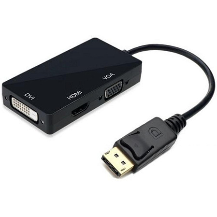 Переходник Display port (m) - HDMI/DVI/VGA Orient C309