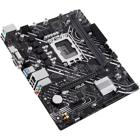 Материнская плата ASUS Prime H610M-D H610 Socket-1700 2xDDR5, 4xSATA3, 1xM.2, 1xPCI-E16x, 2xUSB3.2, 1xCOM, D-Sub, HDMI, Glan, mATX