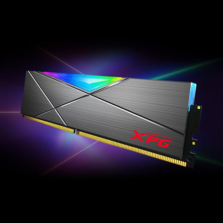 Модуль памяти DIMM 8Gb DDR4 PC25600 3200MHz ADATA XPG Spectrix D50 RGB Grey (AX4U32008G16A-ST50)