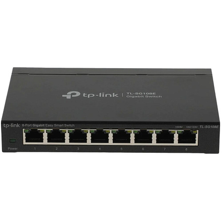 Коммутатор TP-LINK TL-SG108E управляемый 8xGbLAN
