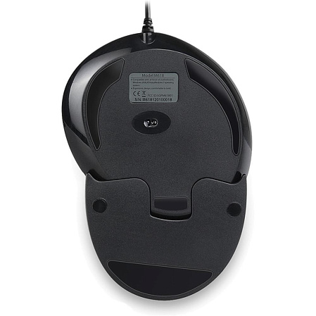 Мышь Delux KM-M618BU Gray проводная