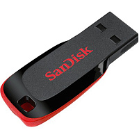 USB Flash накопитель 128GB SanDisk Cruzer Blade (SDCZ50-128G-B35) USB 2.0 Черный