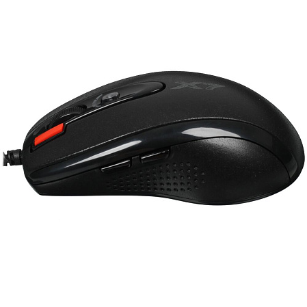Мышь A4Tech XL-750BK Black проводная
