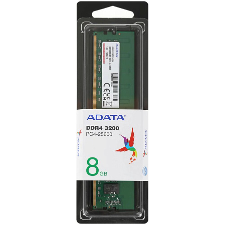 Модуль памяти DIMM 8Gb DDR4 PC25600 3200MHz ADATA (AD4U32008G22-SGN)