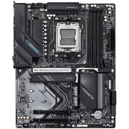 Материнская плата Gigabyte X870 Gaming WiFi6 Socket-AM5 AMD X870 4xDDR5, 4xSATA3, RAID, 3xM.2, 3xPCI-E16x, 4xUSB3.2, 2xUSB3.2 Type C, DP, HDMI, 2.5Glan, WiFi, ATX Ret