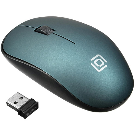 Мышь беспроводная Oklick 515MW Black/Green Wireless