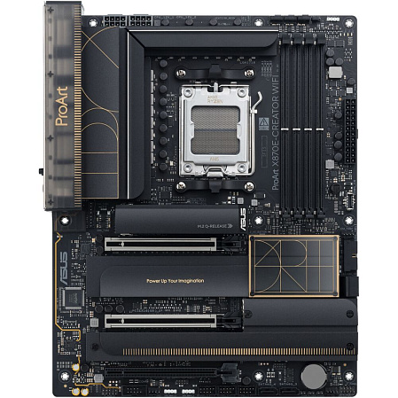 Материнская плата ASUS ProArt X870E-Creator WiFi X870E Socket AM5 4xDDR5, 4xSATA3, RAID, 4xM.2, 3xPCI-E16x, 7xUSB3.2, 3xUSB3.2 Type C, DP, HDMI, WiFi, 2xGlan, ATX