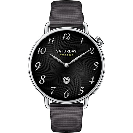 Умные часы Xiaomi Watch S4 41mm RU Fluororubber Strap Black