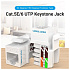 Вставка Vention Keystone Jack Cat.5e UTP белый IPAW0