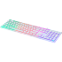 Клавиатура Oklick 550ML White slim Multimedia LED