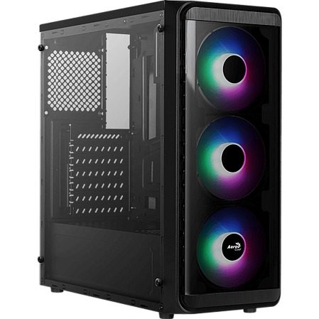 Корпус ATX Miditower AeroCool SI-5200 Frost Black