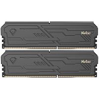 Модуль памяти DIMM 32Gb 2х16Gb DDR5 PC48000 6000MHz Netac Shadow III Black (NTSHD5P60DP-32KC)