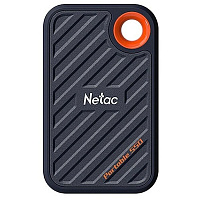 Внешний SSD-накопитель 512Gb Netac NT01ZX20-512G-32BL USB-C черный