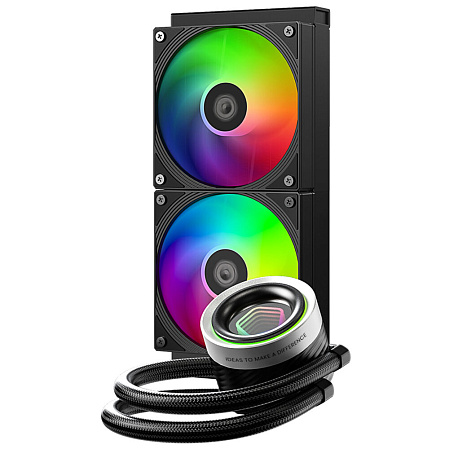 Система водяного охлаждения ID-Cooling FX240 Infinity ARGB Black 1150/1155/S1156/1151/1200/1700/1851, AM4/AM5