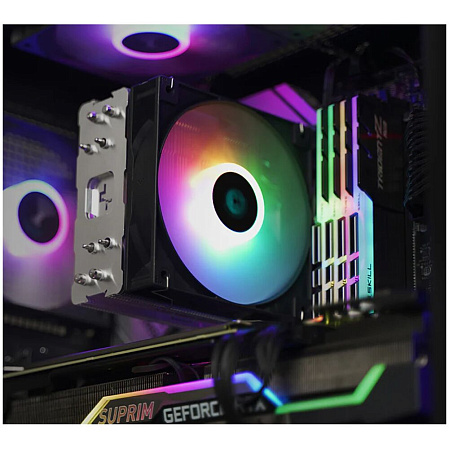 Охлаждение CPU Cooler for CPU Deepcool AG400 LED 220W 1155/1156/1150/1700/2011/2066/AM4/AM5