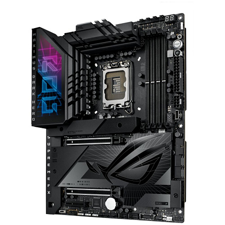 Материнская плата ASUS ROG Maximus Z790 Dark Hero Z790 Socket-1700 4xDDR5, 4xSATA3, RAID, 5xM.2, 2xPCI-E16x, 9xUSB3.2, 3xUSB3.2 Type C, HDMI, Wi-Fi, 2.5Glan, ATX