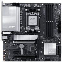 Материнская плата MSI Pro B850M-A WiFi Socket-AM5 AMD B850 4xDDR5, 4xSATA3, RAID, 2xM.2, 2xPCI-E16x, 6xUSB3.2, 2xUSB3.2 Type C, DP, HDMI, WiFi, 5Glan, mATX Ret