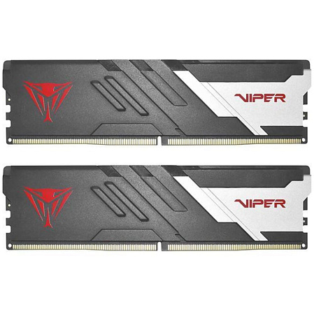 Модуль памяти DIMM 32Gb 2х16Gb DDR5 PC54400 6800MHz Patriot Memory Venom Black (PVV532G680C34K)