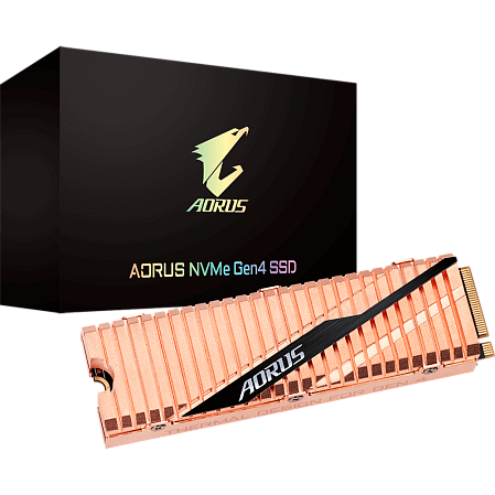Внутренний SSD-накопитель 500Gb Gigabyte AORUS (GP-ASM2NE6500GTTD) M.2 PCIe NVMe 4.0 x4