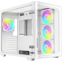 Корпус ATX Miditower Ocypus Iota C70 WH Curve ARGB Digital White