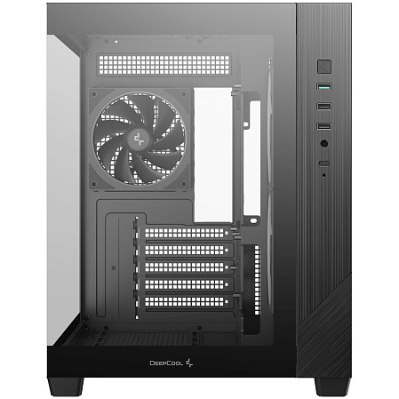Корпус MicroATX Minitower Deepcool CG330 3F черный
