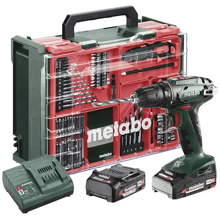 Аккумуляторная дрель-шуруповерт Metabo BS 18 Set 602207710
