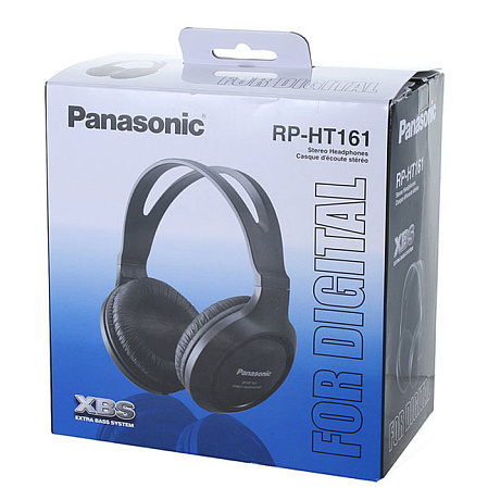Наушники Panasonic RP-HT161E-K  черные