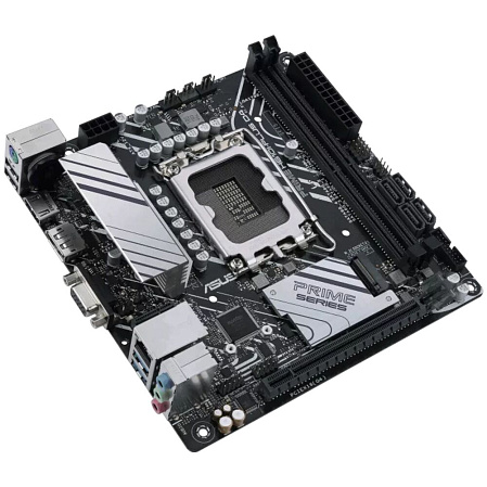 Материнская плата ASUS Prime H610I-Plus D4-CSM H610 Socket-1700 2xDDR4, 4xSATA3, 1xM.2, 1xPCI-E16x, 2xUSB3.2, D-Sub, DP, HDMI, Glan, mini-ITX