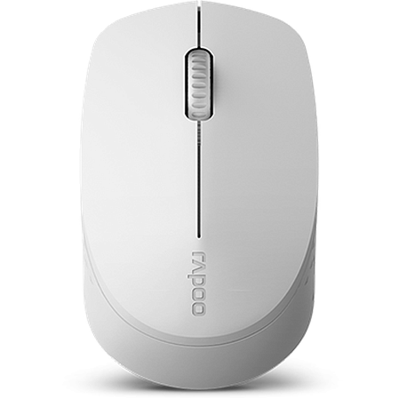 Мышь беспроводная Rapoo M100 Light Grey silent беспроводная Bluetooth/Radio